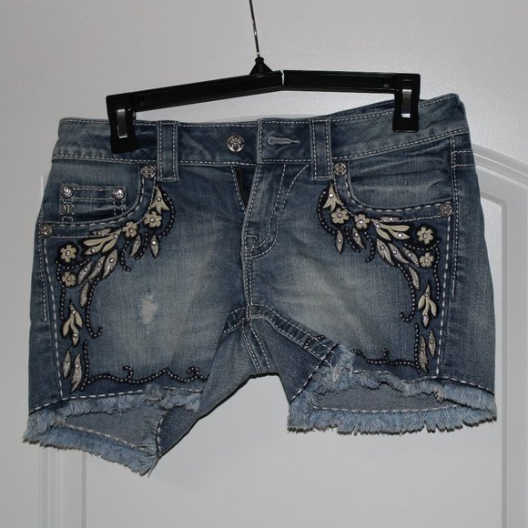 Miss Me Denim Shorts - Picture 1 of 4